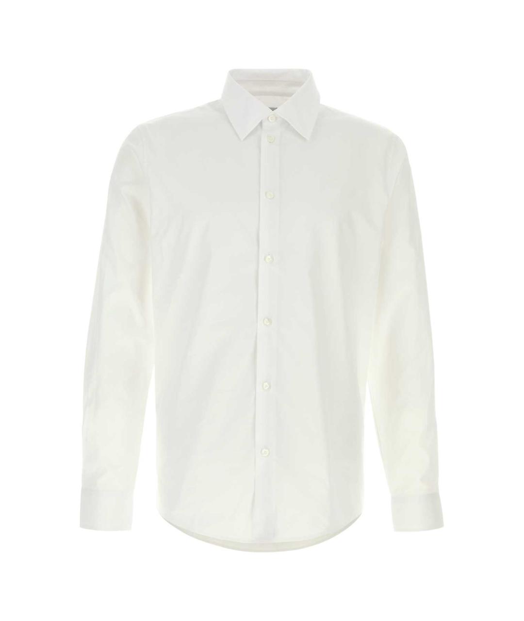 BURBERRY Белая хлопковая кэжуал рубашка, фото 1