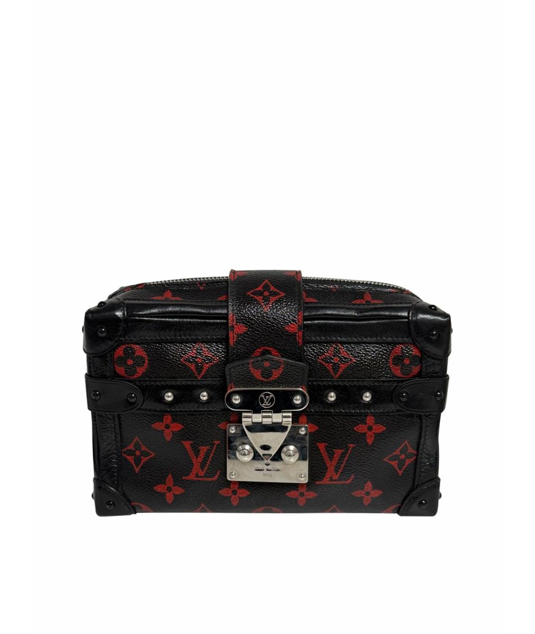 LOUIS VUITTON Черная кожаная сумка через плечо, фото 1