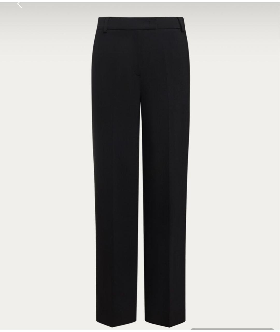 12 STOREEZ Черные полиэстеровые прямые брюки, фото 8