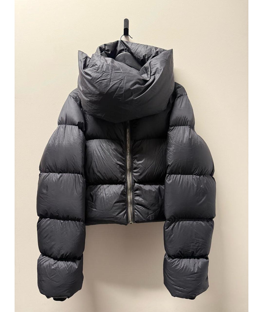 RICK OWENS Антрацитовый пуховик, фото 8