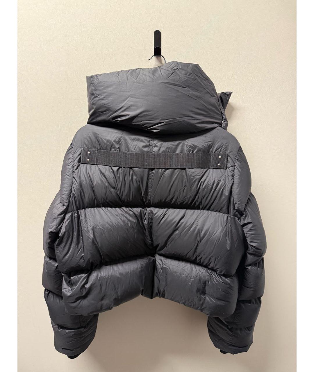 RICK OWENS Антрацитовый пуховик, фото 4