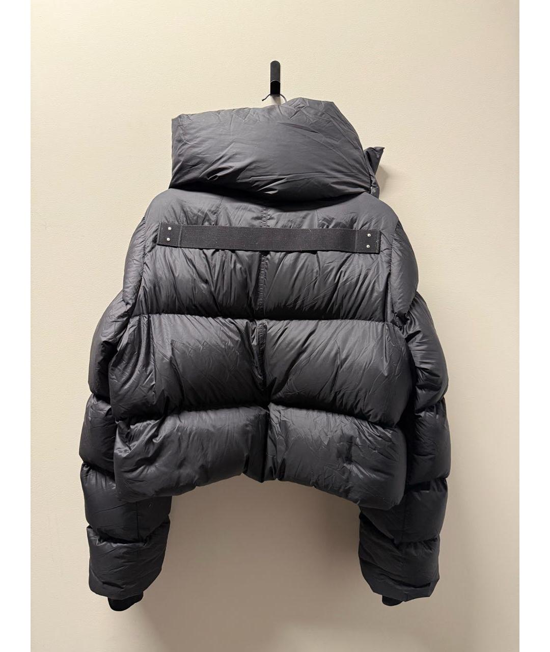 RICK OWENS Антрацитовый пуховик, фото 5