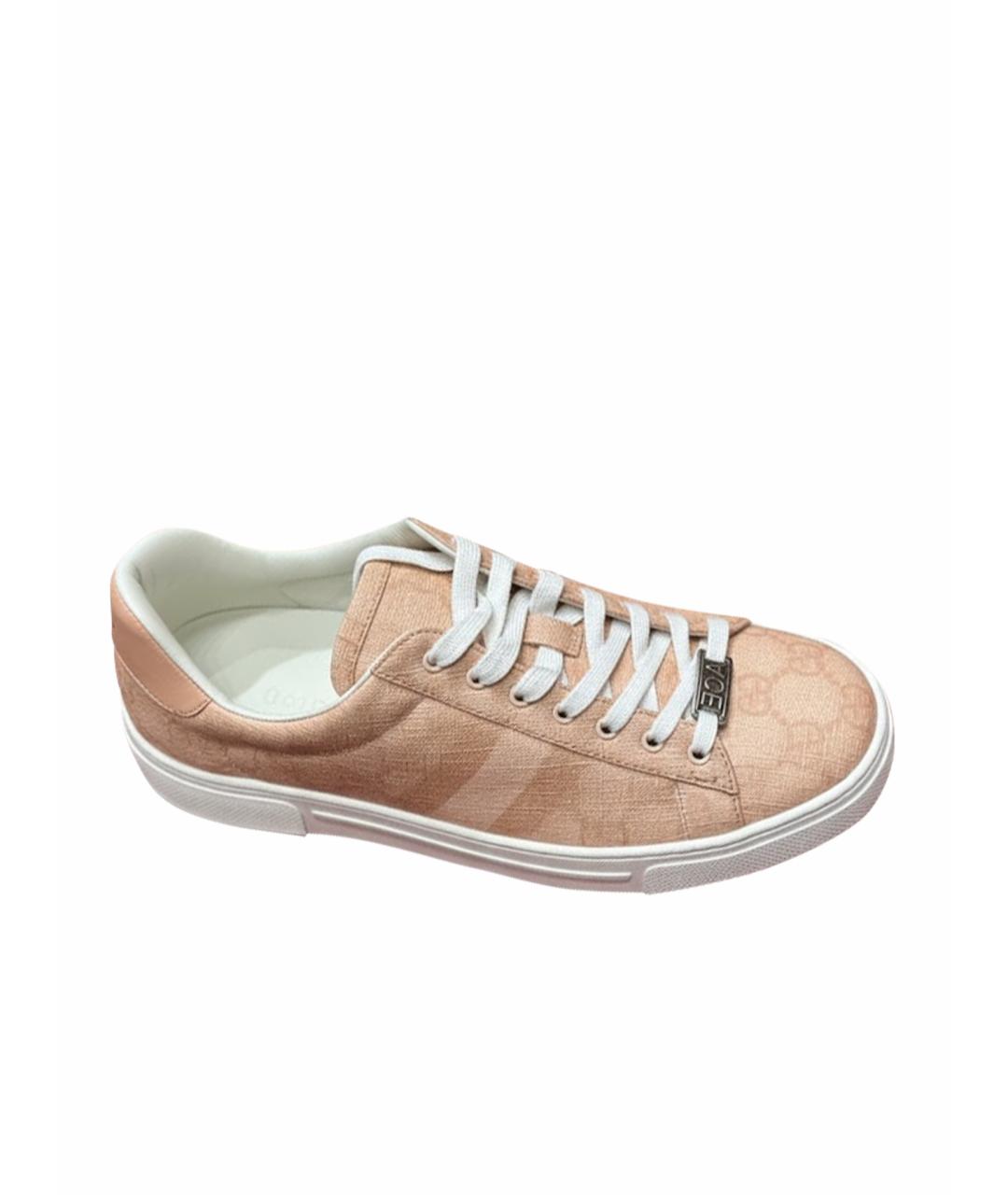 GUCCI Коралловые кеды, фото 1