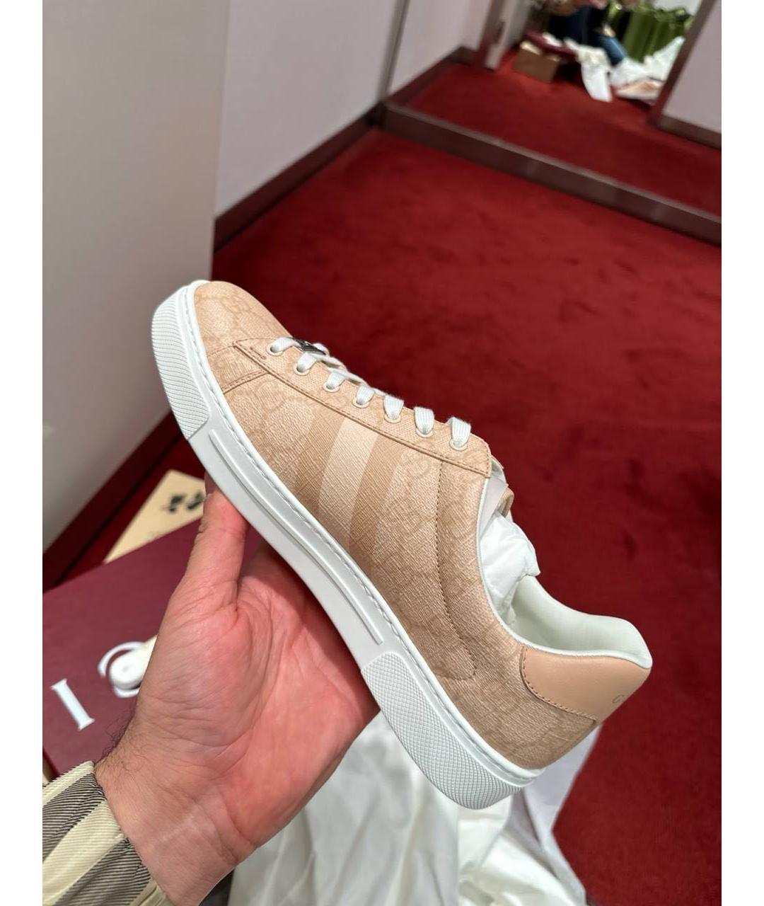 GUCCI Коралловые кеды, фото 4