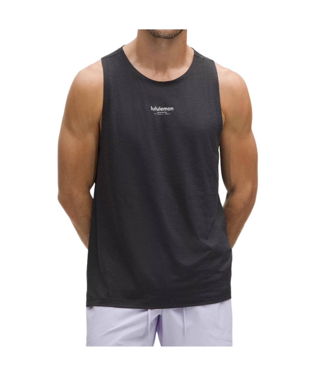 Lululemon Черная майка, фото 3