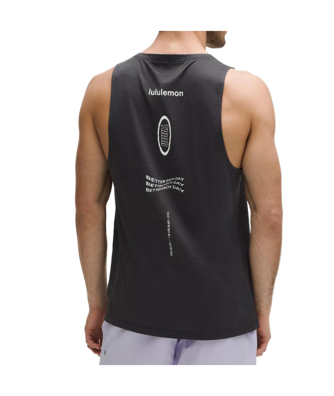 Lululemon Черная майка, фото 4