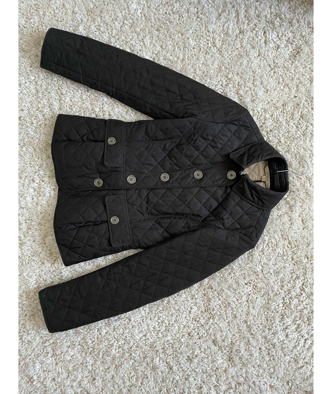 BURBERRY BRIT Черная хлопковая куртка, фото 5