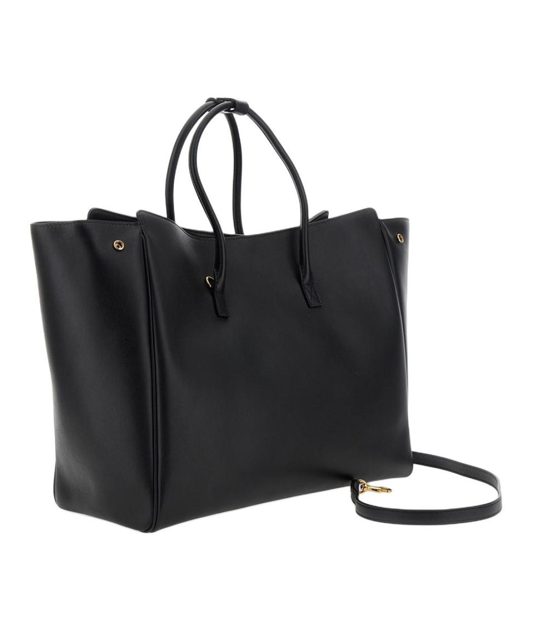 BALENCIAGA Черная кожаная сумка через плечо, фото 3