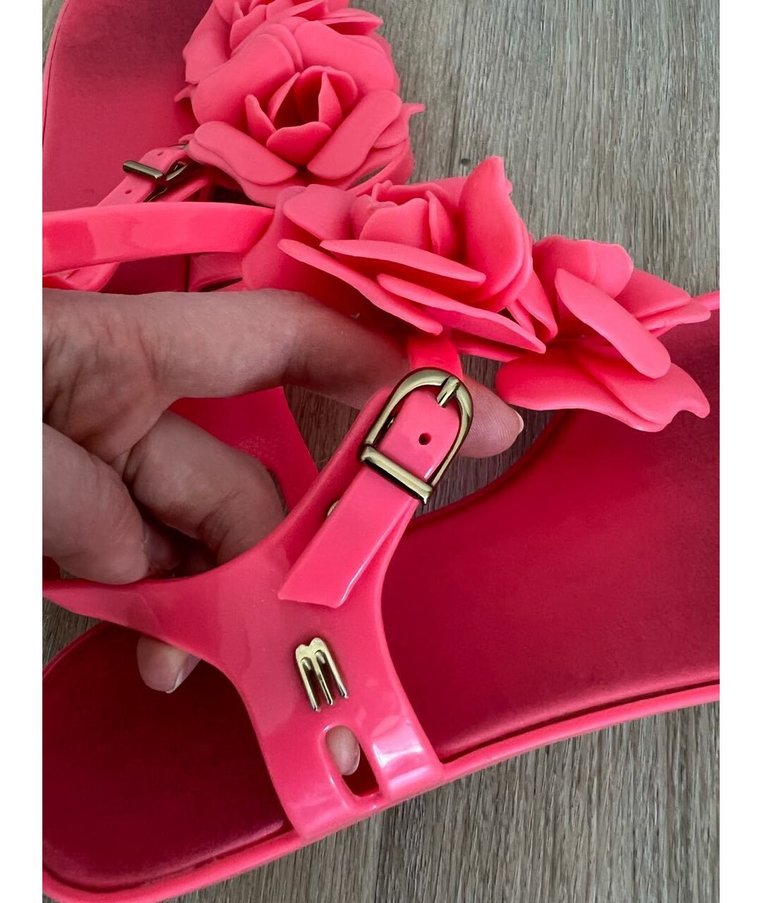 MELISSA ODABASH Розовые резиновые сандалии, фото 5