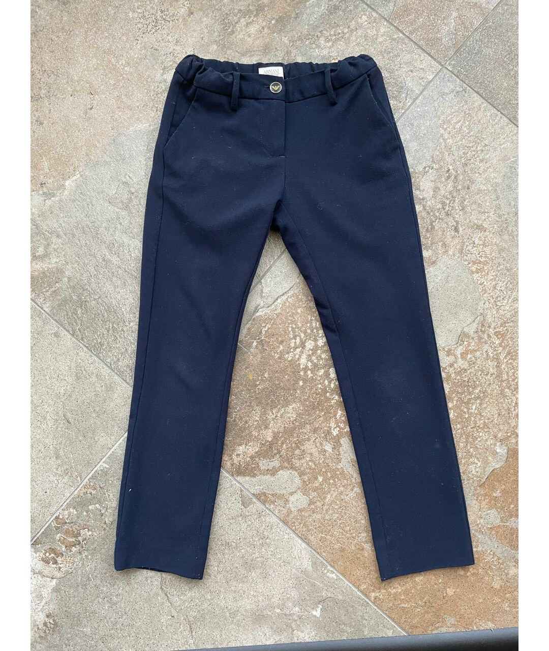 ARMANI JUNIOR Темно-синие брюки и шорты, фото 5