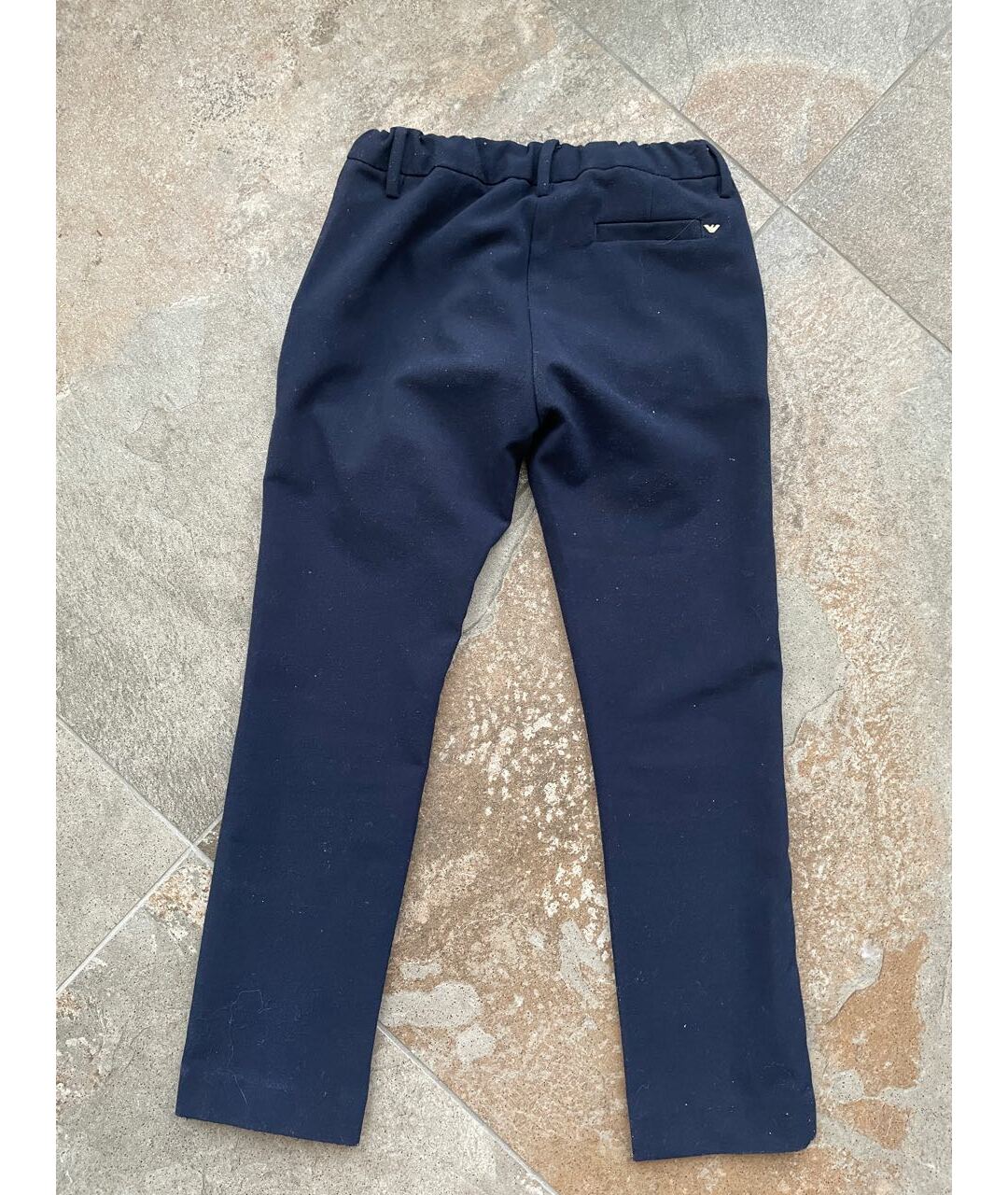 ARMANI JUNIOR Темно-синие брюки и шорты, фото 2