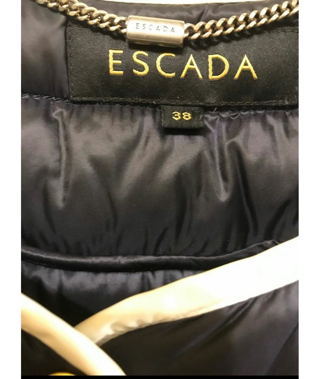 ESCADA Синяя полиэстеровая куртка, фото 3