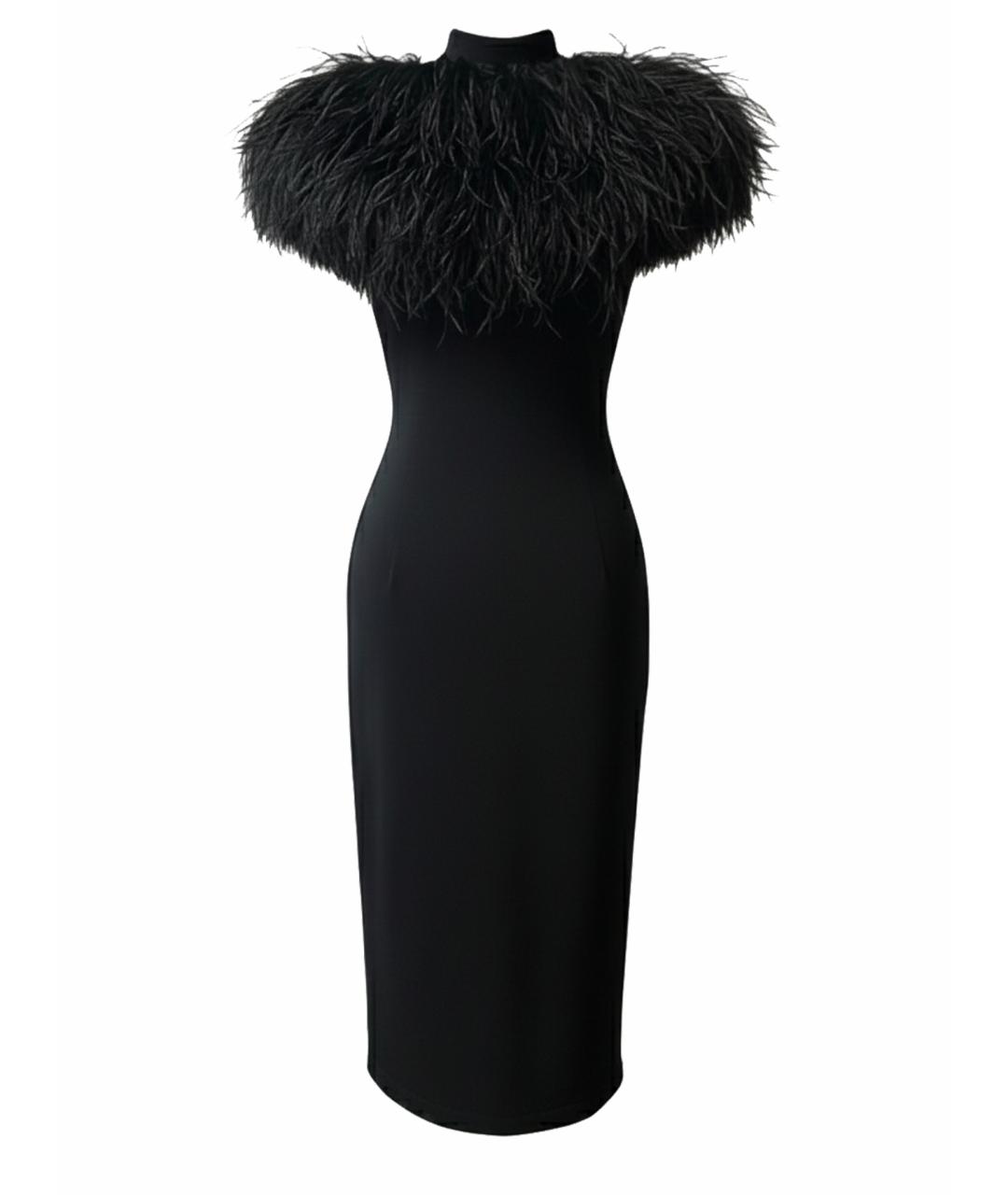 ELIE SAAB Черное шелковое вечернее платье, фото 1