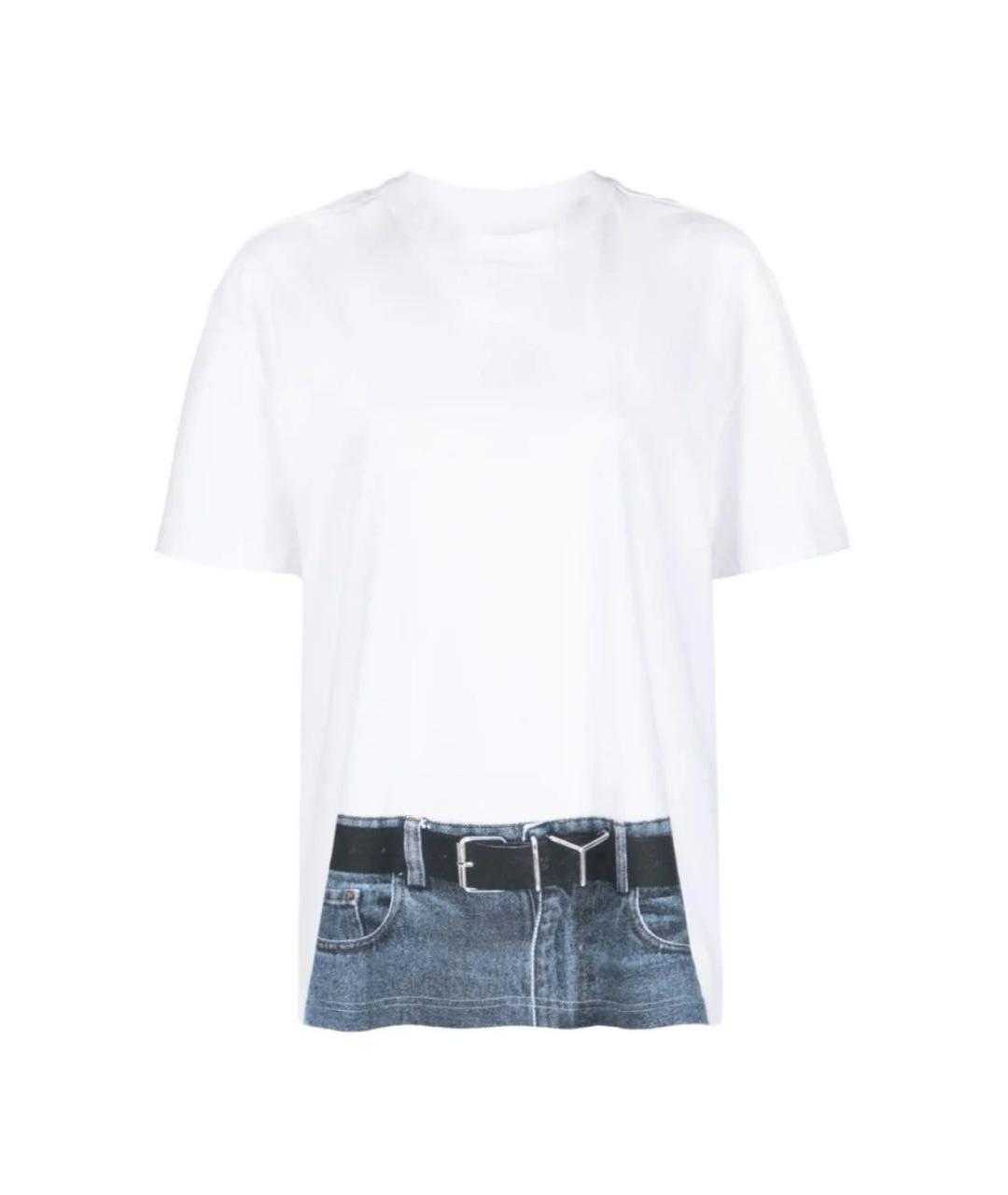 JEAN PAUL GAULTIER Белая хлопковая футболка, фото 7