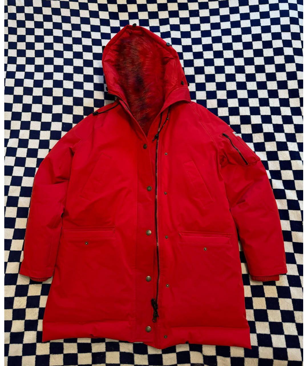 KENZO Красная полиэстеровая куртка, фото 3