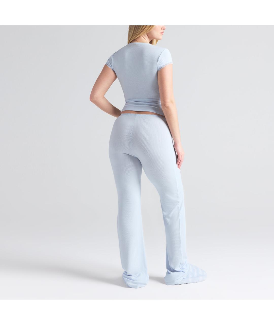 SKIMS Голубая футболка, фото 3