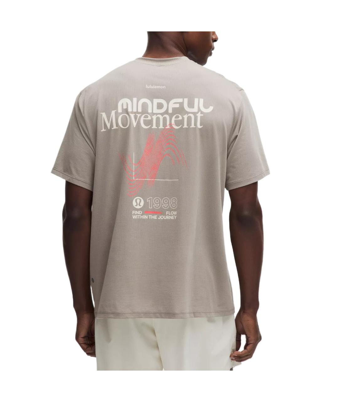 Lululemon Серая хлопковая футболка, фото 2