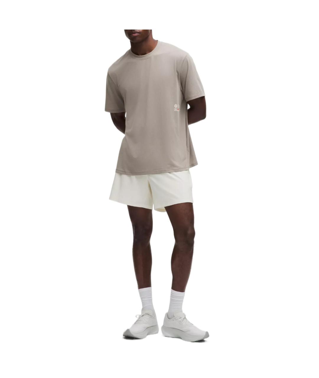 Lululemon Серая хлопковая футболка, фото 3