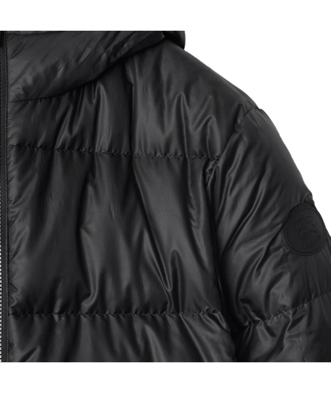 BURBERRY Черный пуховик, фото 2