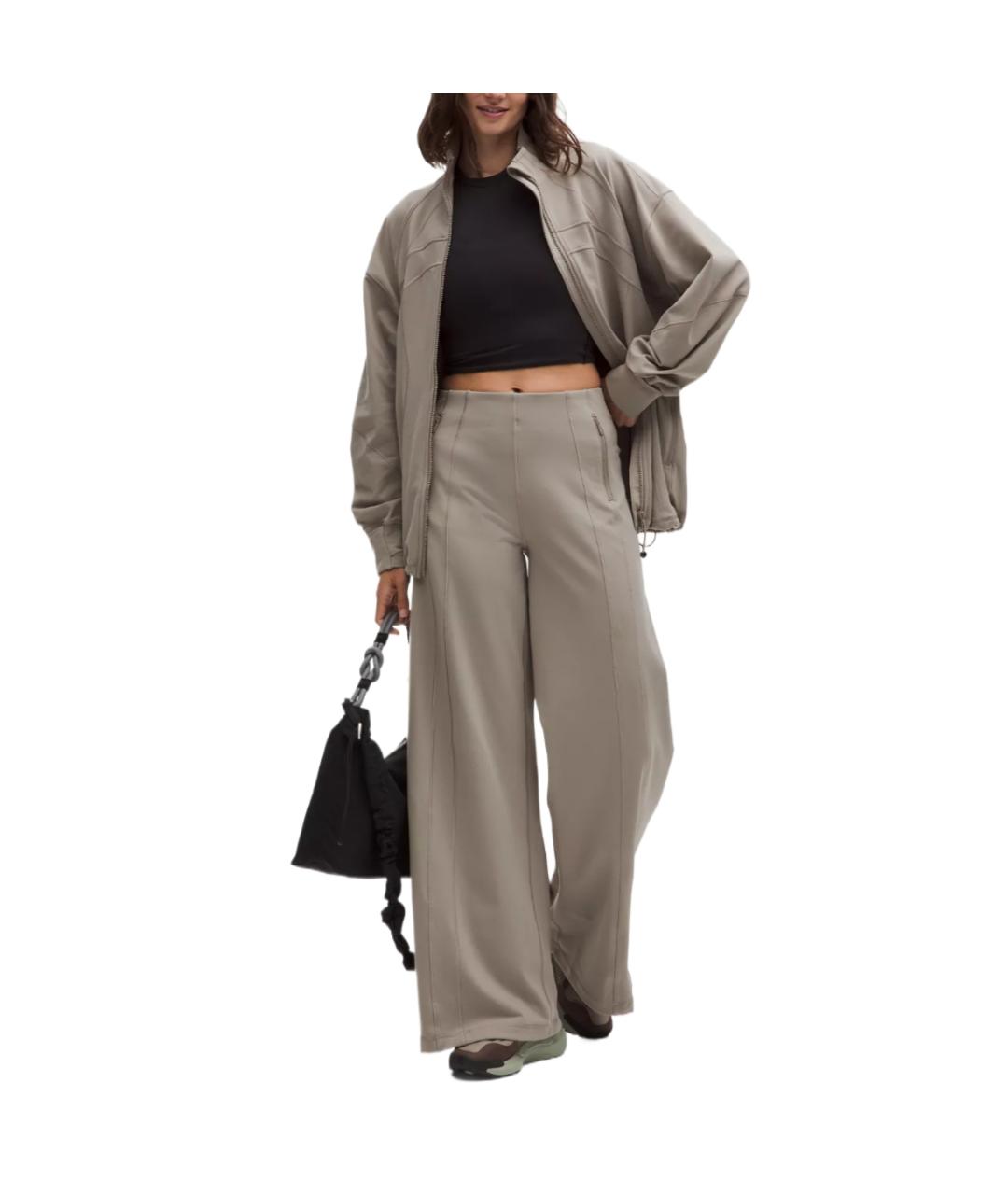 Lululemon Серые прямые брюки, фото 3