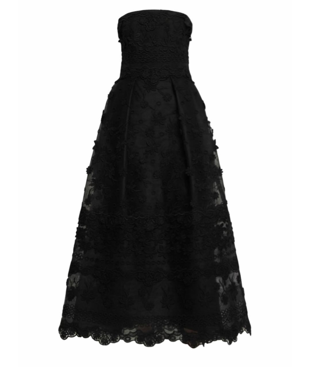 ELIE SAAB Черное шелковое вечернее платье, фото 1