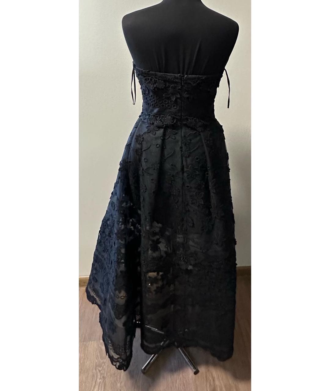 ELIE SAAB Черное шелковое вечернее платье, фото 2