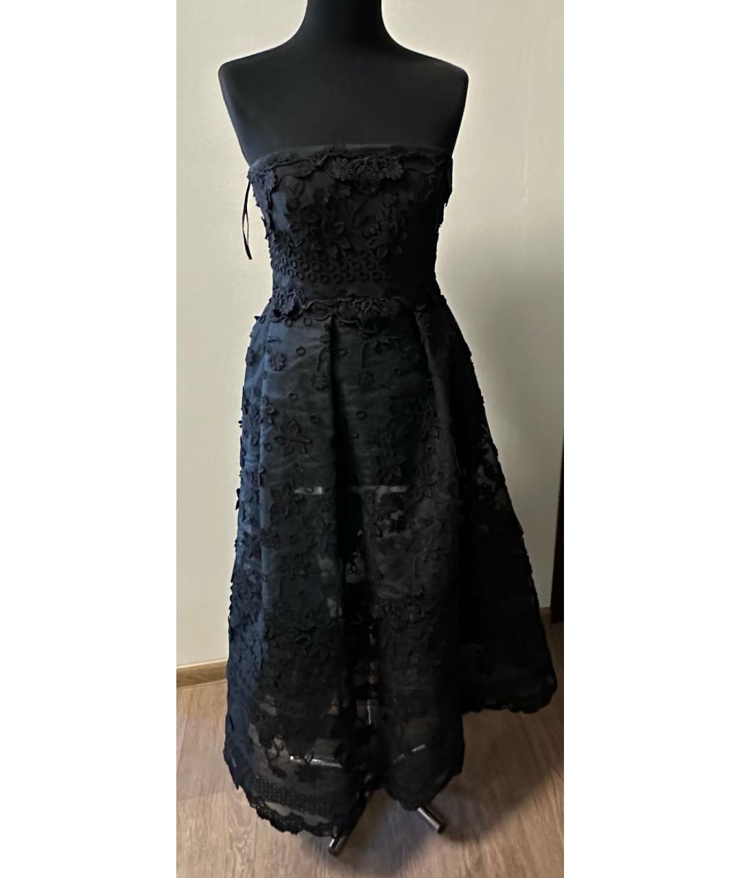 ELIE SAAB Черное шелковое вечернее платье, фото 8