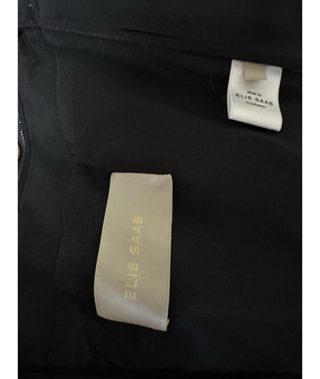 ELIE SAAB Черное шелковое вечернее платье, фото 3