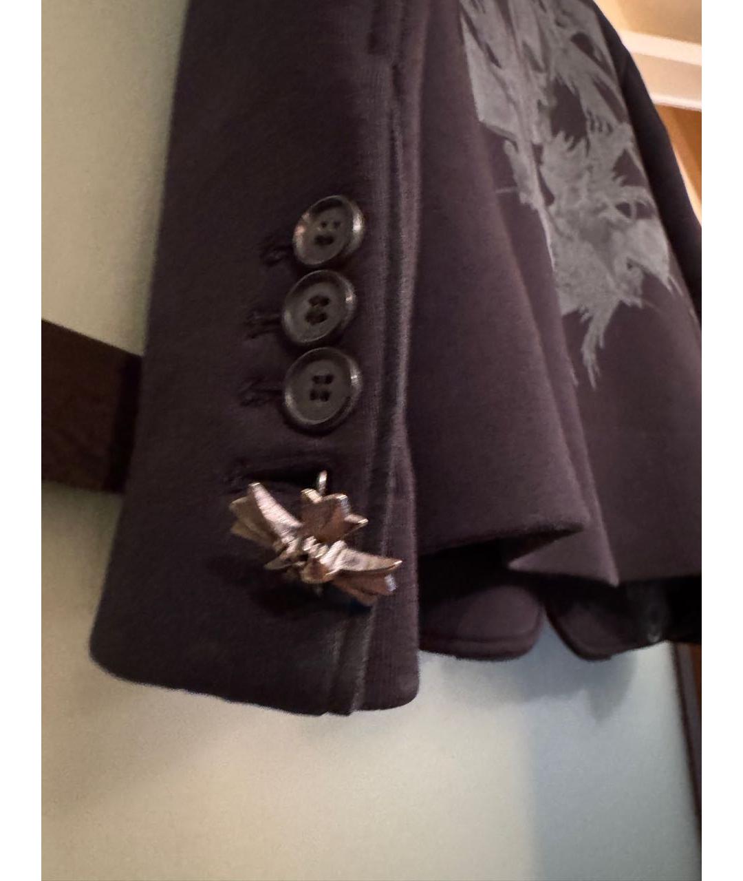 PHILIPP PLEIN Черный кашемировый пиджак, фото 6