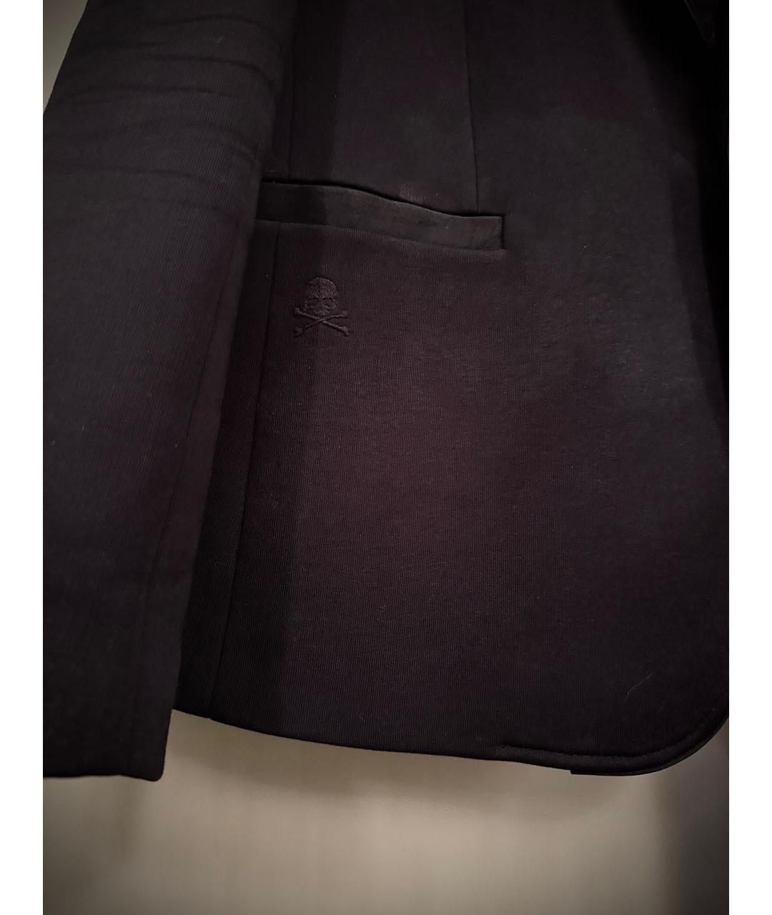 PHILIPP PLEIN Черный кашемировый пиджак, фото 3