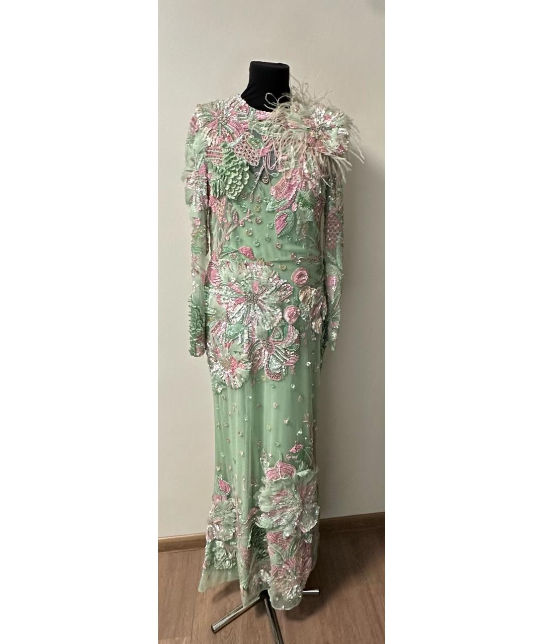 ELIE SAAB Мульти шелковое вечернее платье, фото 6