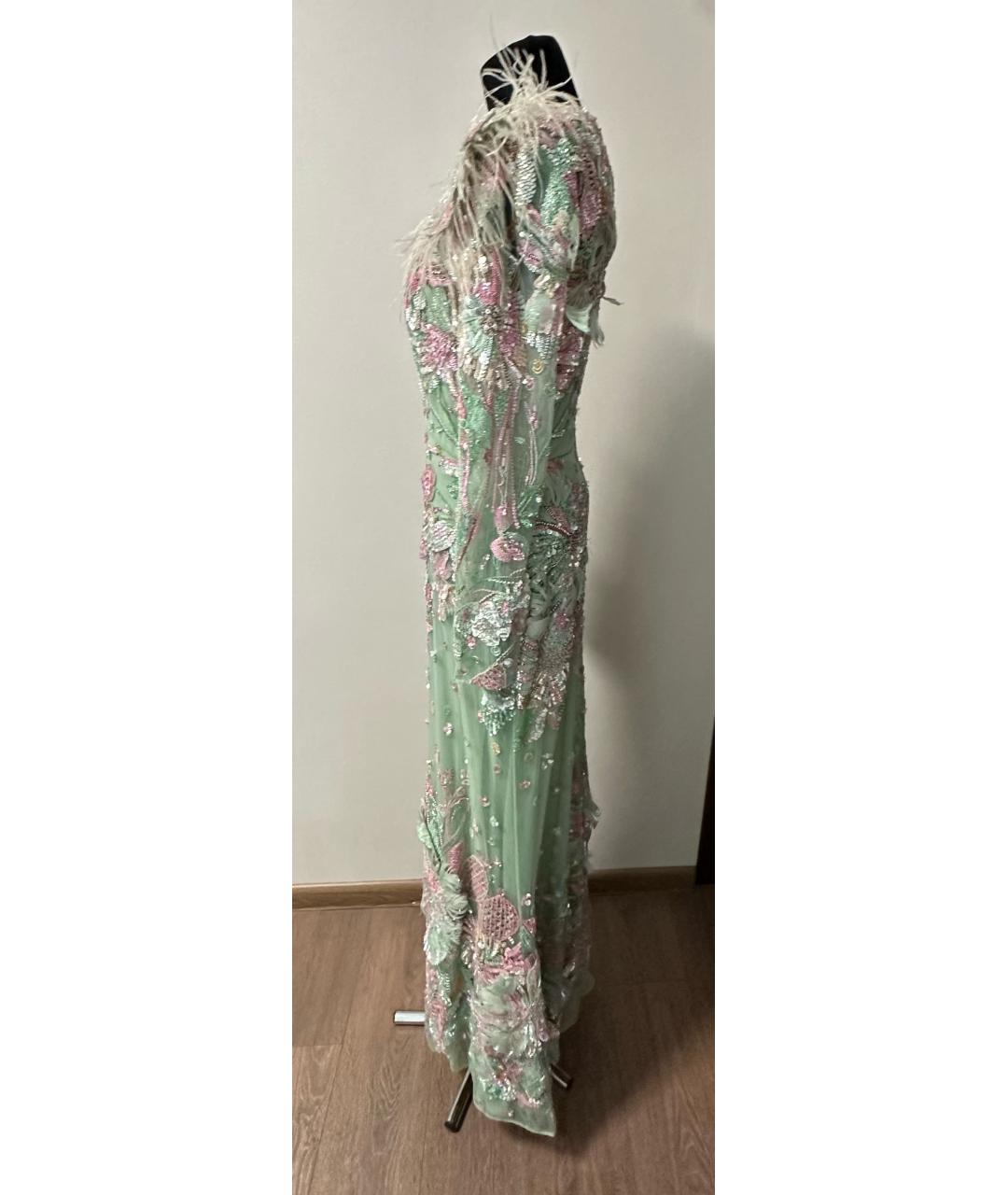 ELIE SAAB Мульти шелковое вечернее платье, фото 4