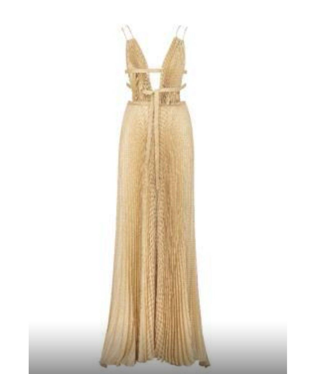 CHRISTIAN DIOR Золотое вечернее платье, фото 8