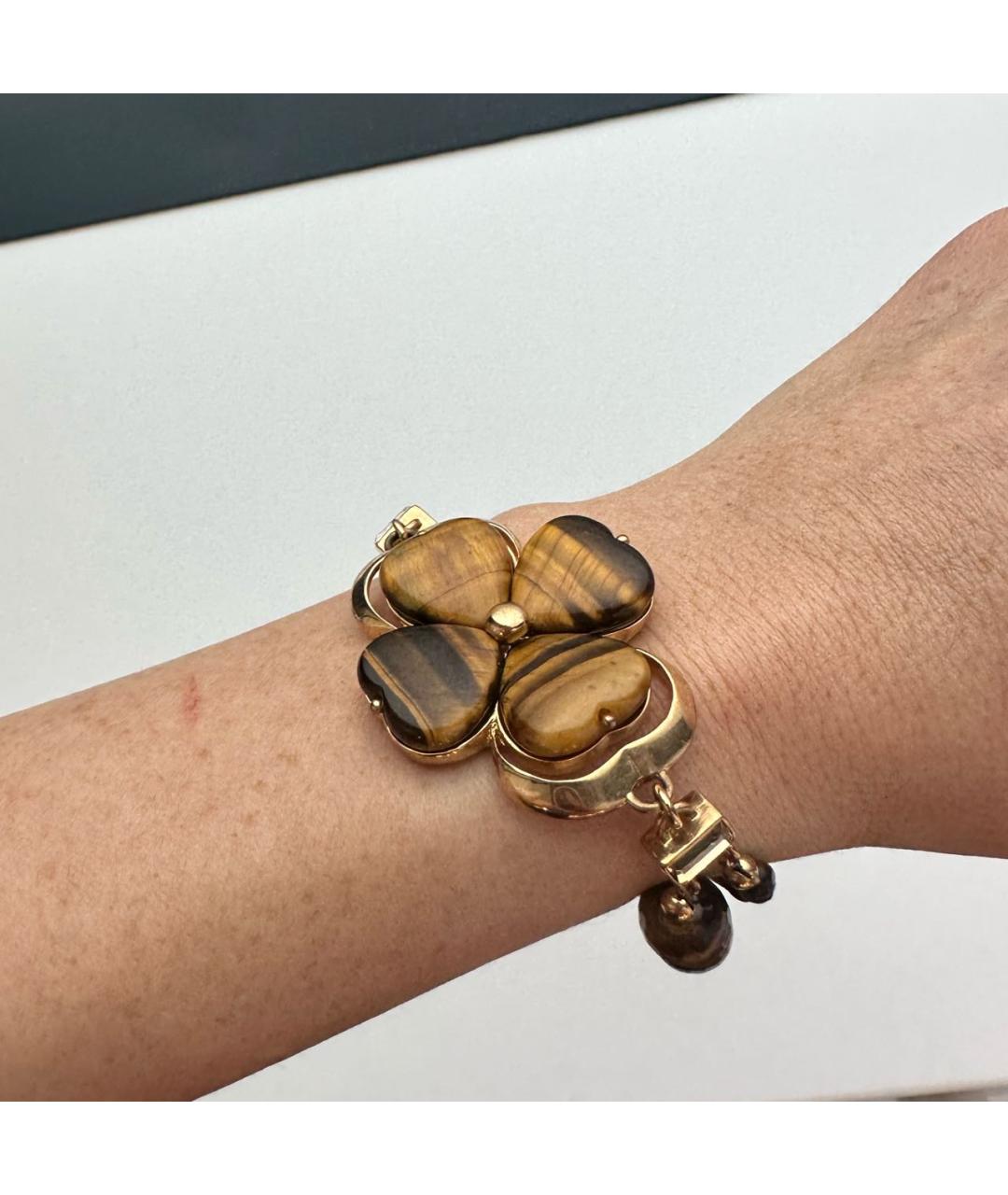 CHRISTIAN DIOR Коричневый браслет, фото 3