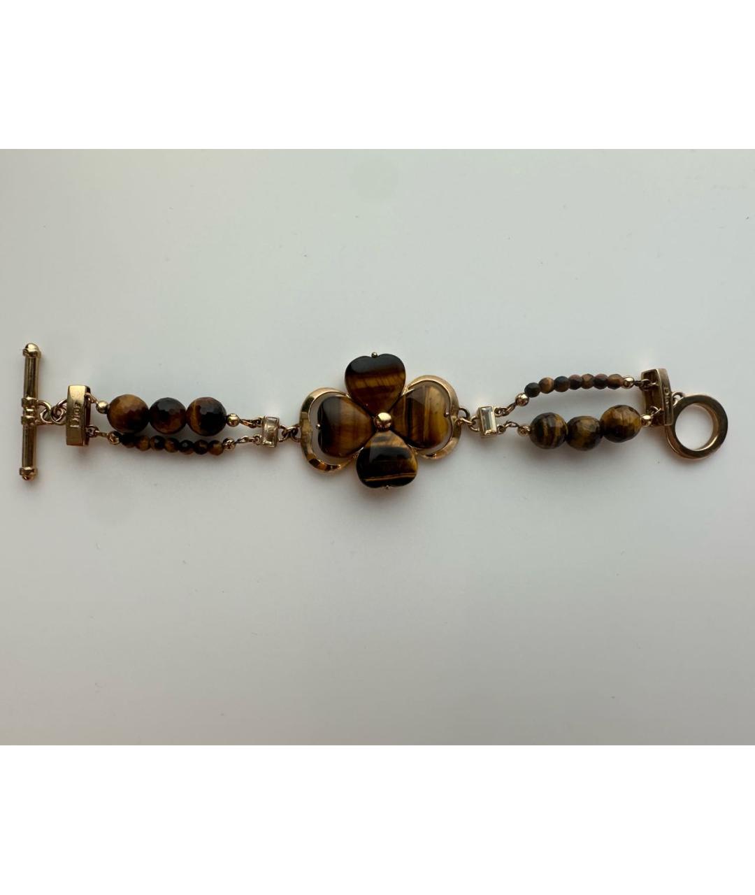 CHRISTIAN DIOR Коричневый браслет, фото 7