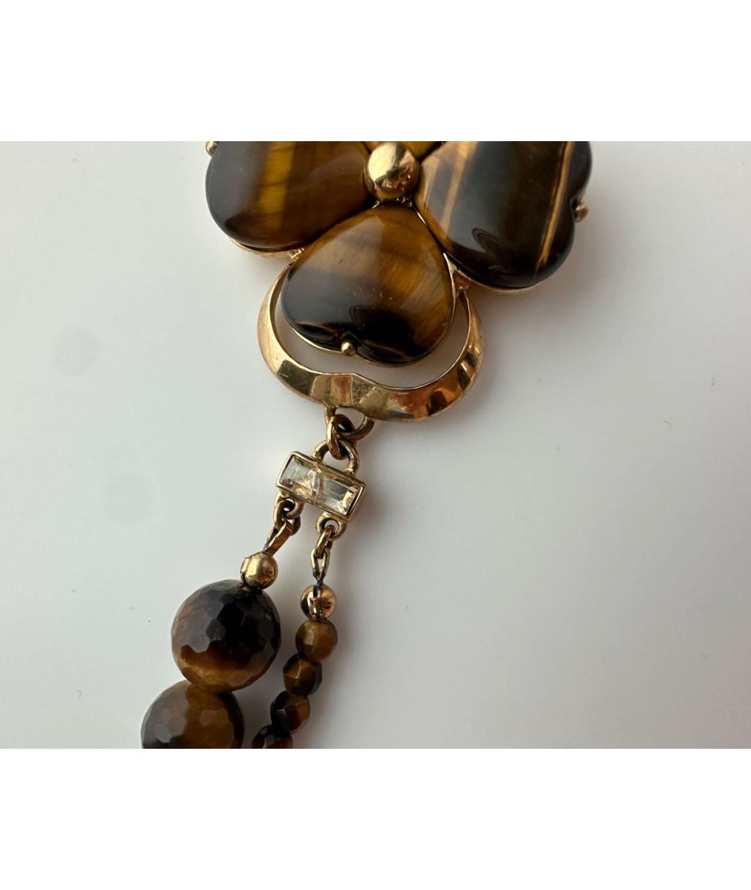 CHRISTIAN DIOR Коричневый браслет, фото 6