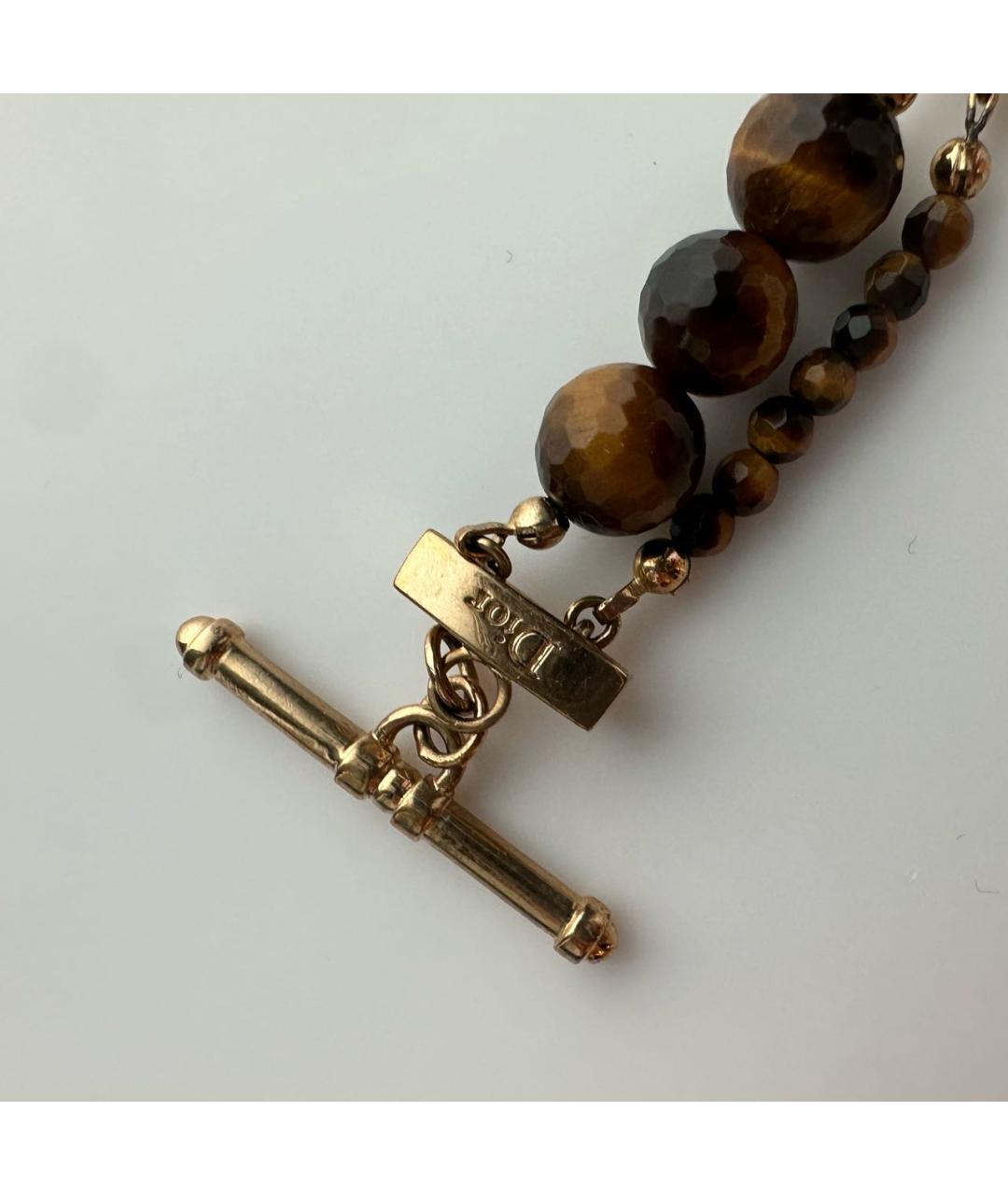 CHRISTIAN DIOR Коричневый браслет, фото 8