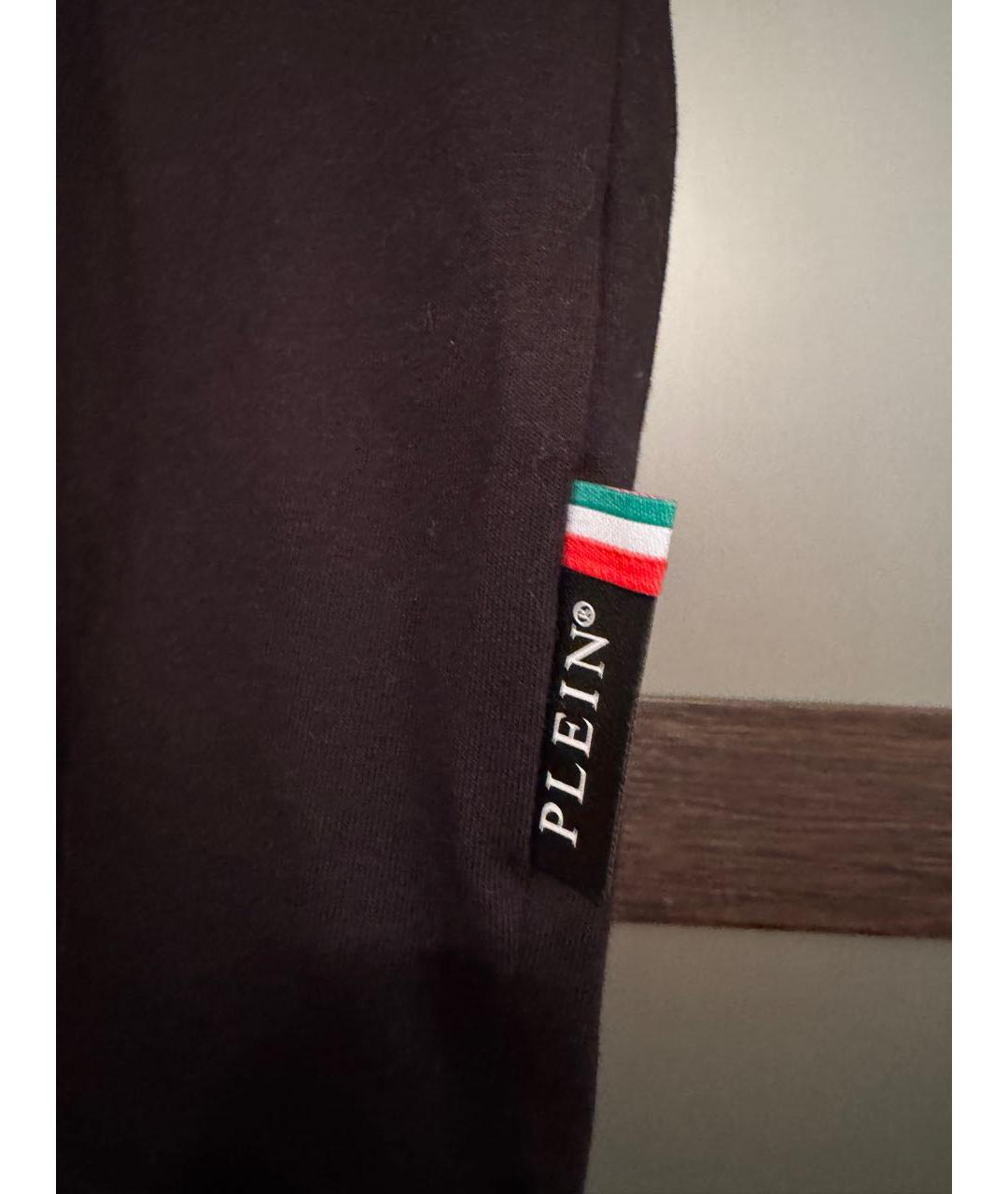 PHILIPP PLEIN Черная хлопковая футболка, фото 5