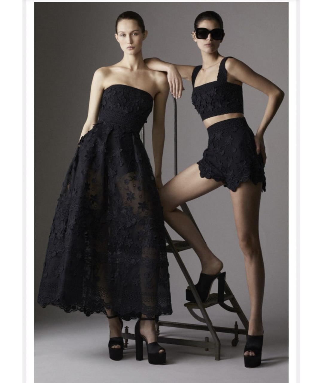 ELIE SAAB Черное шелковое вечернее платье, фото 4