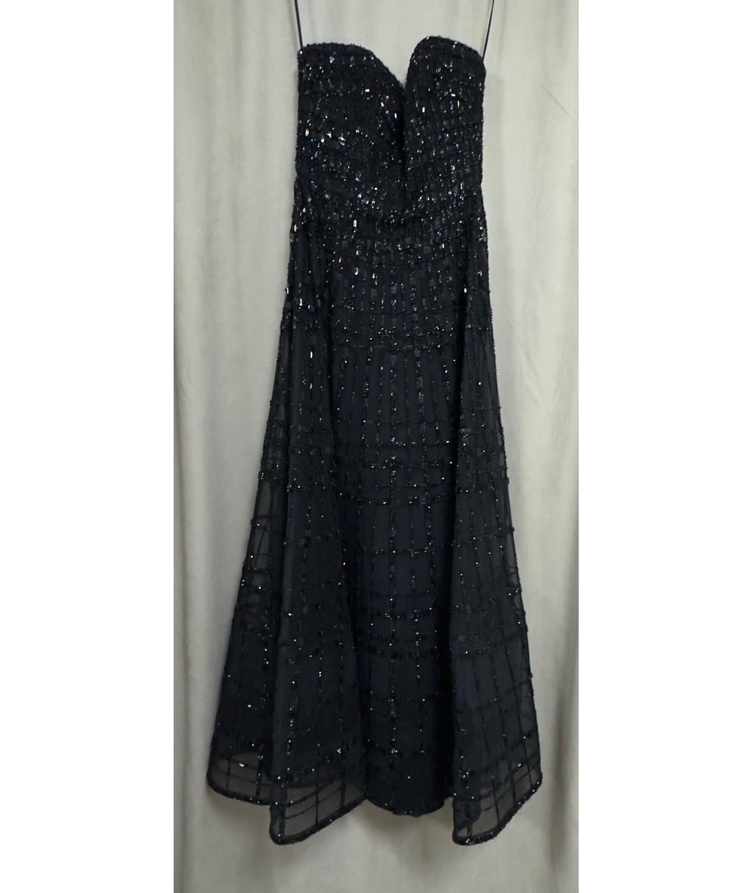 ELIE SAAB Черное шелковое вечернее платье, фото 5