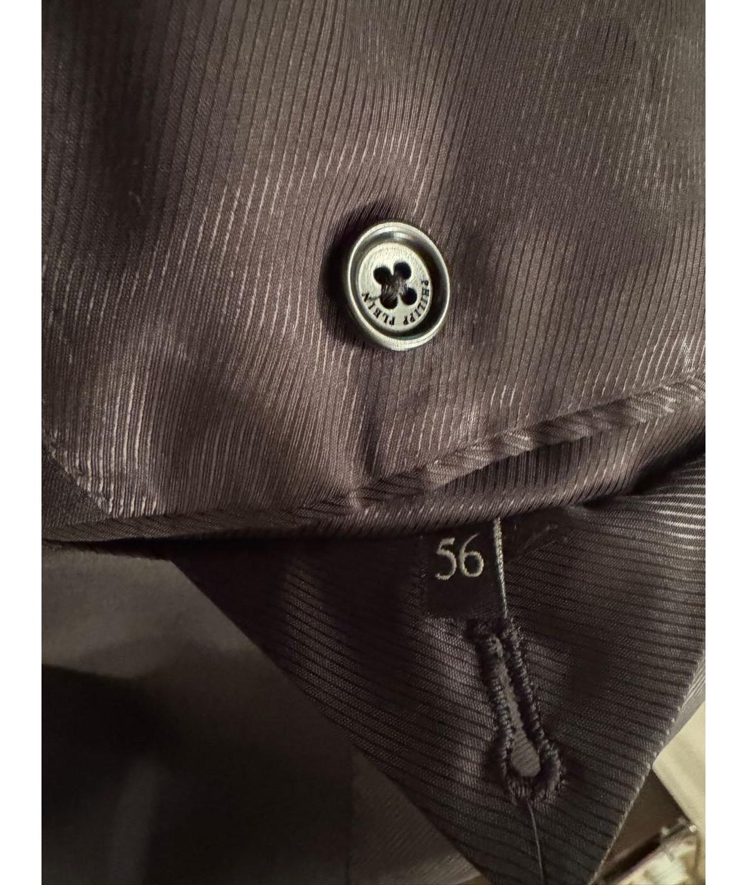 PHILIPP PLEIN Черный вискозный пиджак, фото 6