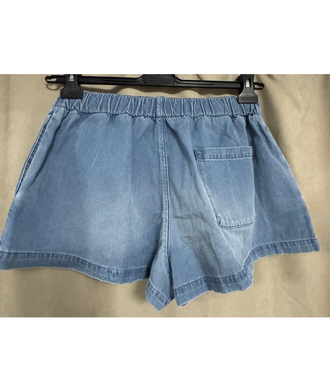 VERSACE Голубой хлопковый костюм с брюками, фото 5