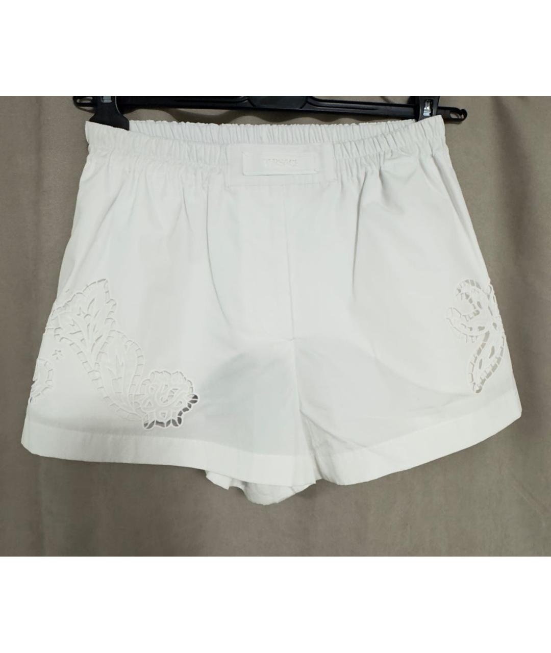 VERSACE Белый хлопковый костюм с брюками, фото 2