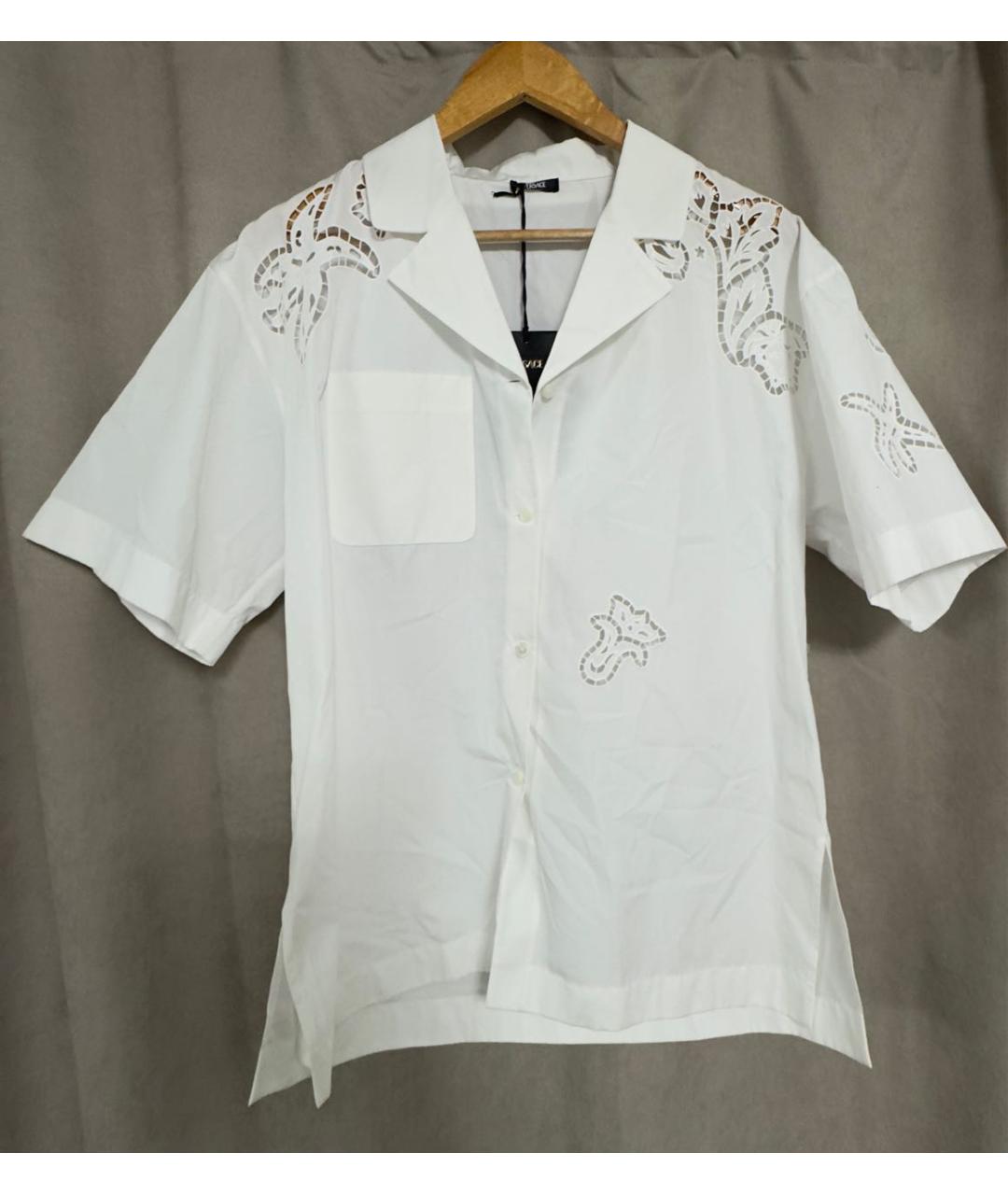 VERSACE Белый хлопковый костюм с брюками, фото 6