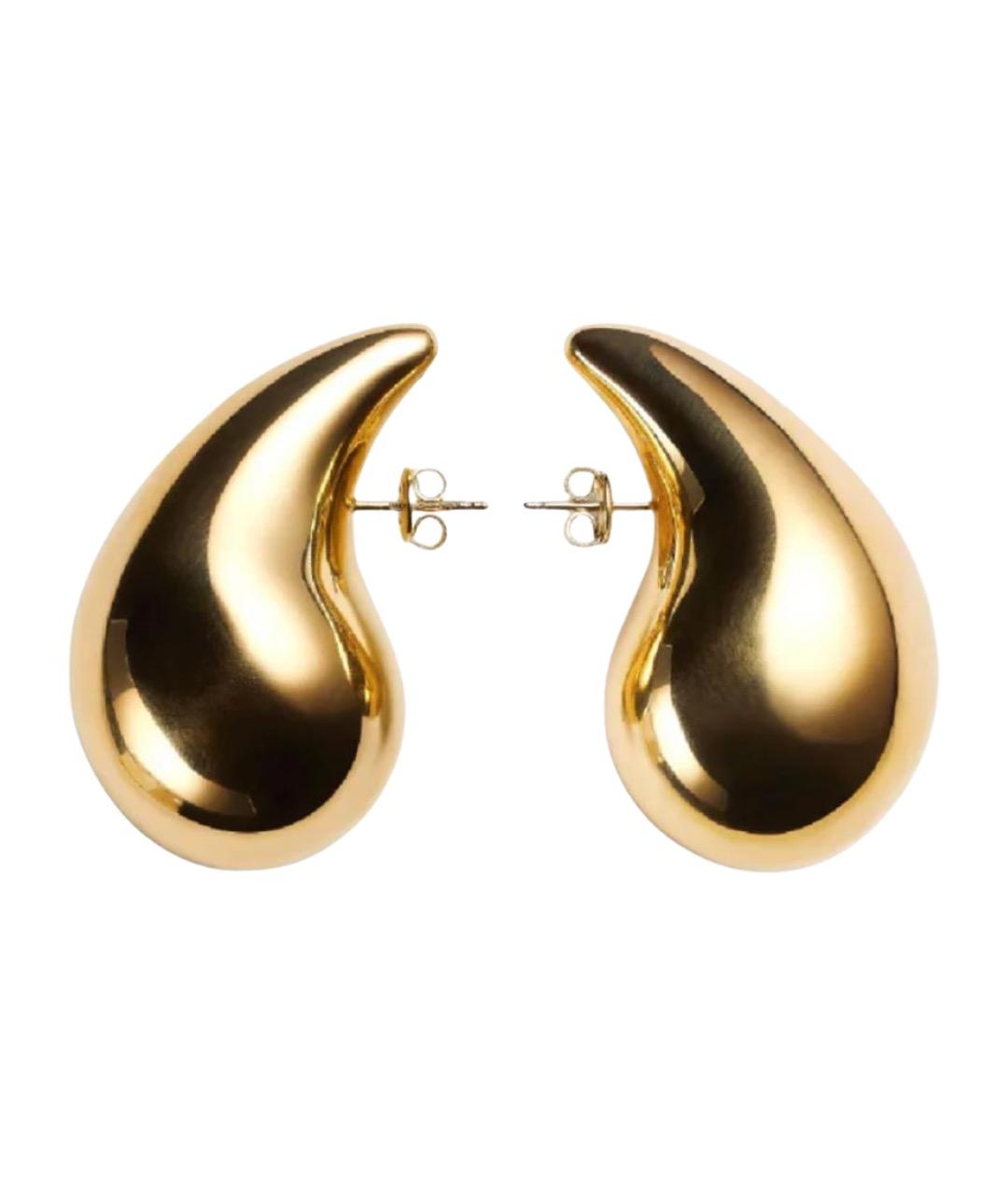 BOTTEGA VENETA Золотые серебряные серьги, фото 1