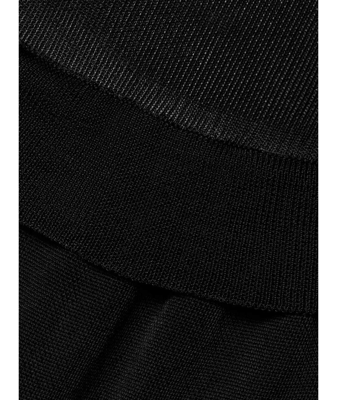 KHAITE Антрацитовое вискозное повседневное платье, фото 2