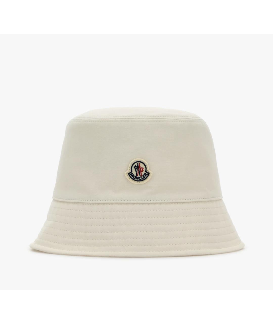 MONCLER Белая синтетическая панама, фото 3