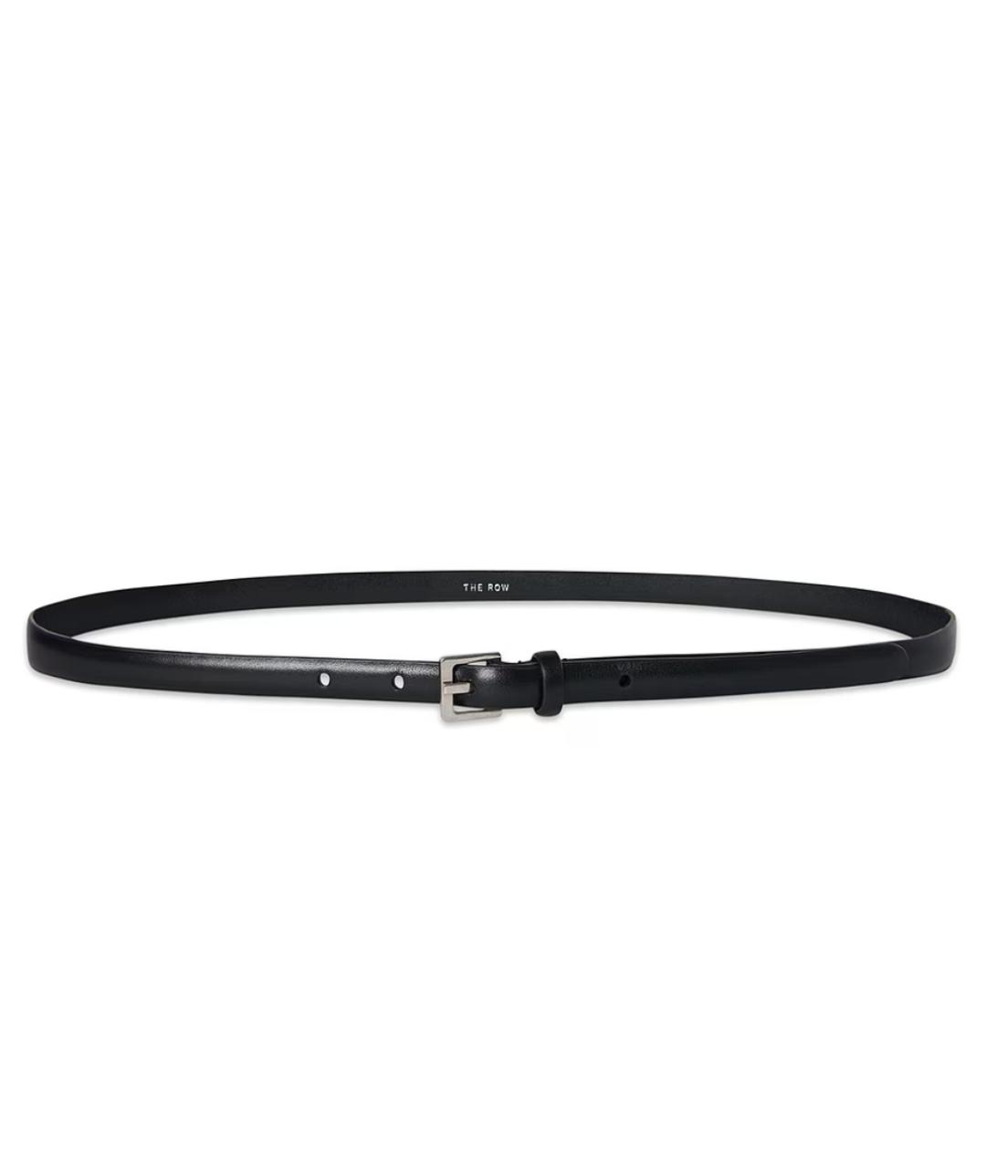 THE ROW Черный кожаный ремень, фото 1