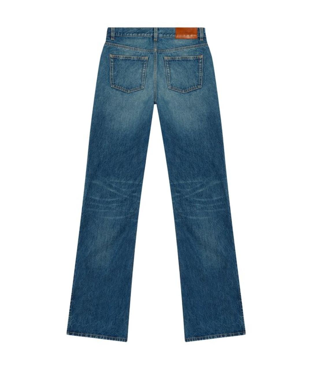 CHLOE Синие хлопковые прямые джинсы, фото 2