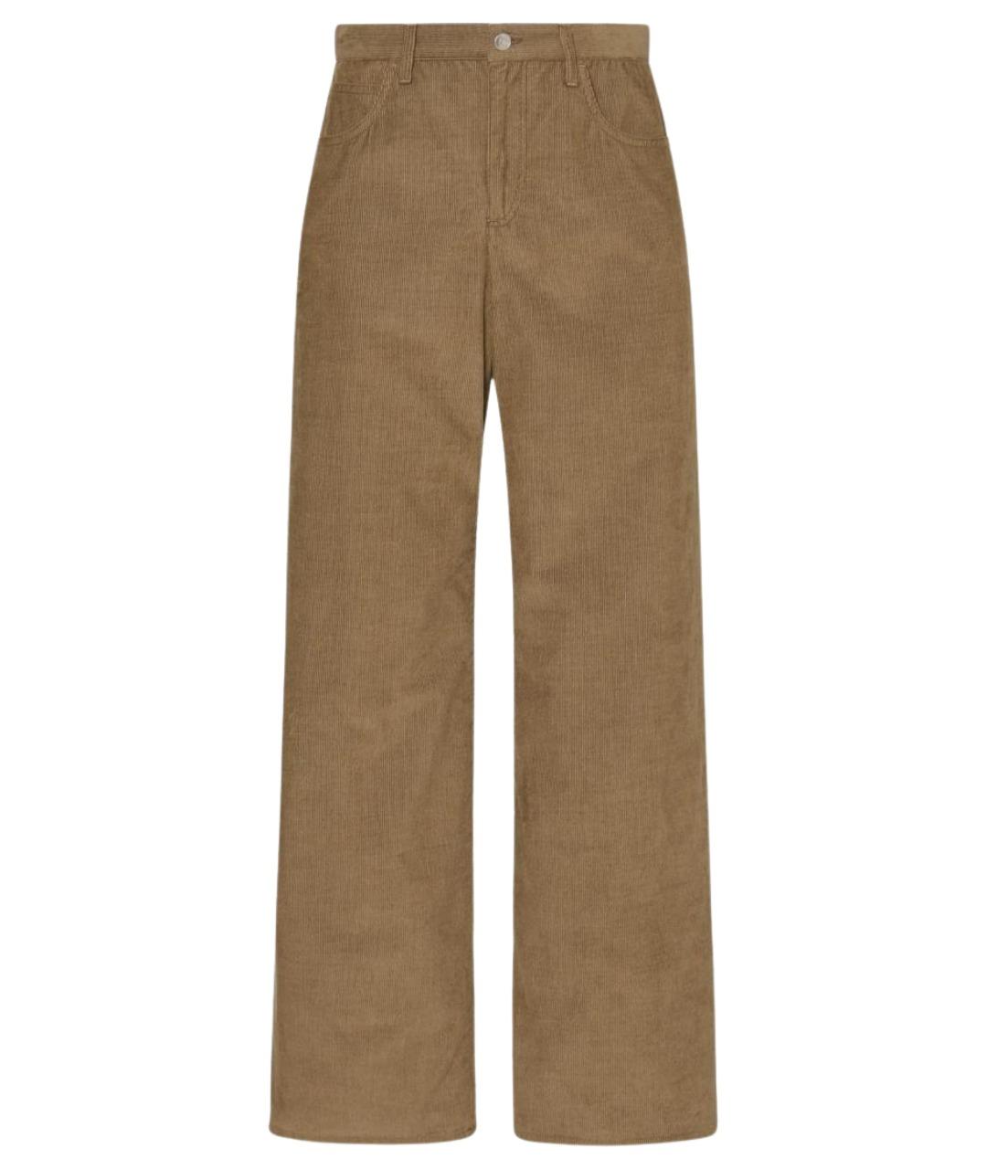 THE ROW Бежевые хлопковые прямые джинсы, фото 1